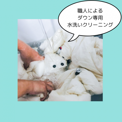 ダウン専用のクリーニング