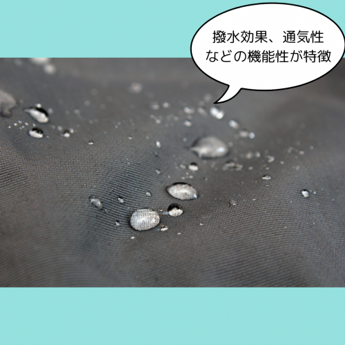 ロロピアーナのストームシステムは撥水性、通気性などの機能性が特徴